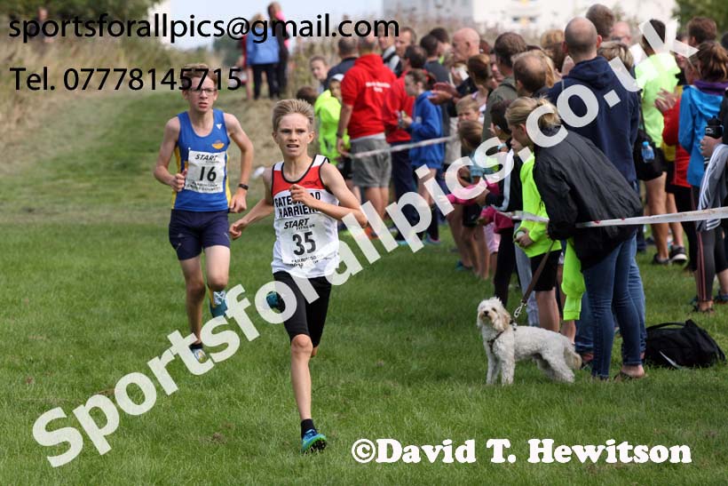 Boys and girls under-13s, Sunderland Harriers Cross Country Relays, Farringdon, Sunderland . Photo: David T. Hewitson/Sports for All Pics